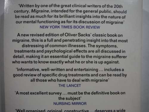 Migraine : A Practical Guide to Treatment and Relief - Paperback - Oliver Sacks