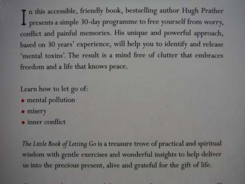 The Little Book of Letting Go - Paperback - Hugh Prather