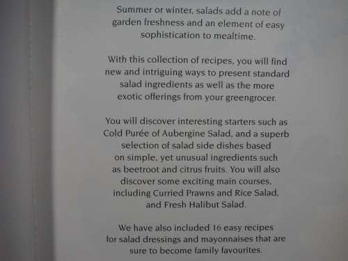Salads - Hardcover - Brimar