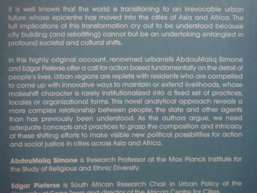 New Urban Worlds : Inhabiting Dissonant Times - AbdouMaliq Simone