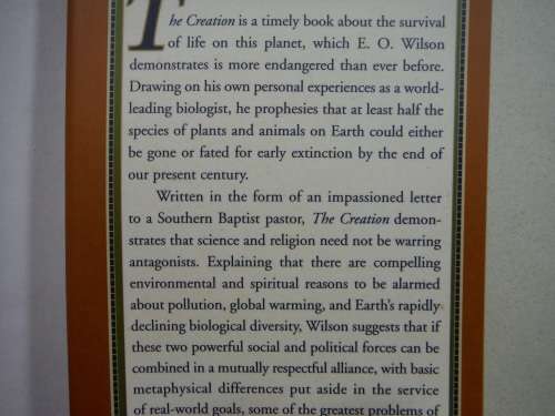 The Creation : An Appeal to Save Life on Earth - Hardcover - E.O. Wilson