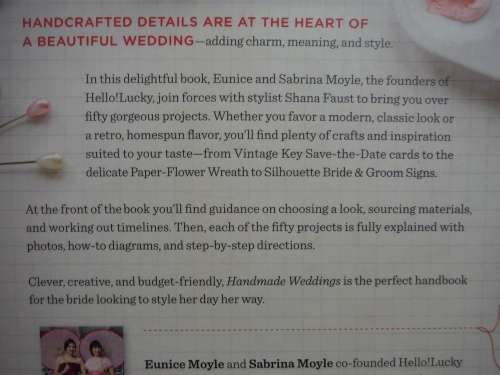 Handmade Weddings : More than 50 Crafts to Style and Personalize Your Big Day