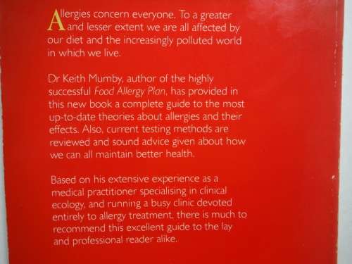 Allergies...What Everyone Should Know - Paperback - Keith Mumby MB,ChB