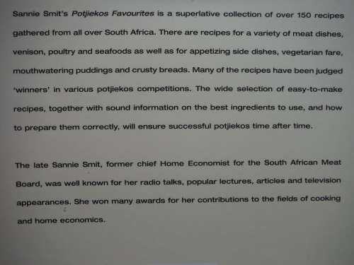 Potjiekos Favourites - Softcover - Sannie Smit