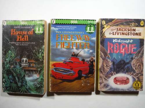 A Lot of 3 Vintage Fighting Fantasy Paperbacks
