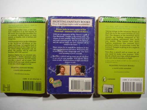 A Lot of 3 Vintage Fighting Fantasy Paperbacks