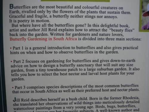 Butterfly Gardening in South Africa - Softcover - Jill Reid