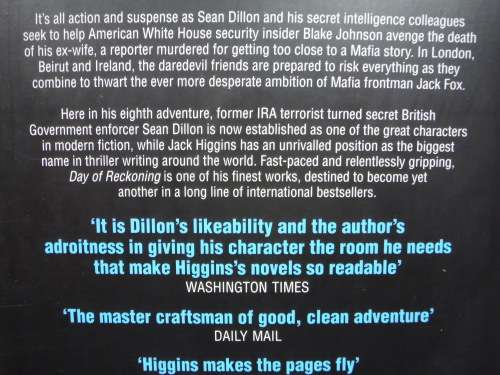 Day of Reckoning - Paperback - Jack Higgins