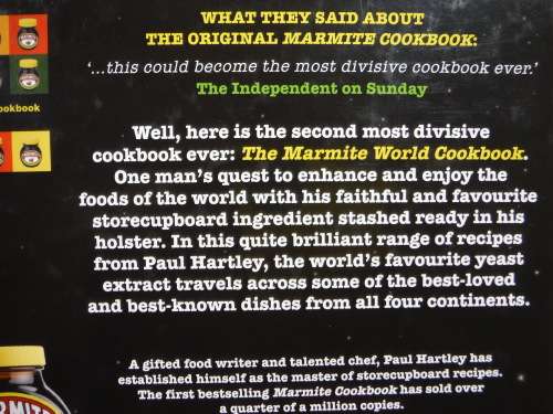 The Marmite World Cookbook - Hardcover - Paul Hartley