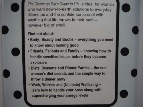 The Grown-up Girl`s Guide to Life - Hardcover - Jacqui Ripley