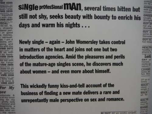 Single Professional Man - Paperback - John Womersley