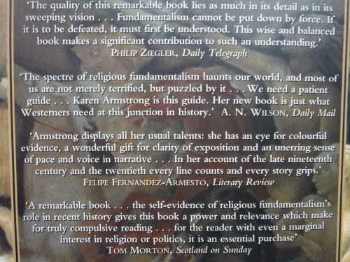 The Battle for God : Fundamentalism in Judaism, Christianity and Islam - Karen Armstrong