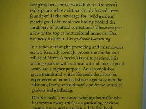 Crazy About Gardening : Humorous Reflections on the Sweet Seductions of a Garden