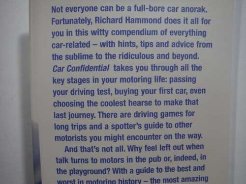 Richard Hammond`s Car Confidential - Hardcover