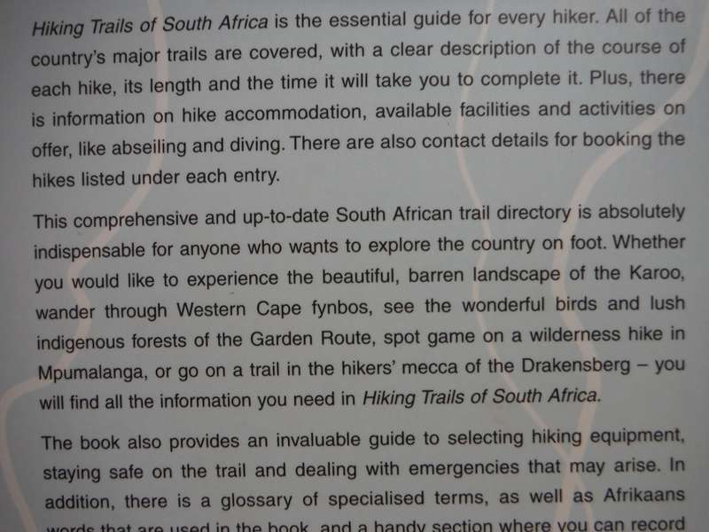 Hiking Trails of South Africa - Softcover - Willie and Sandra Olivier