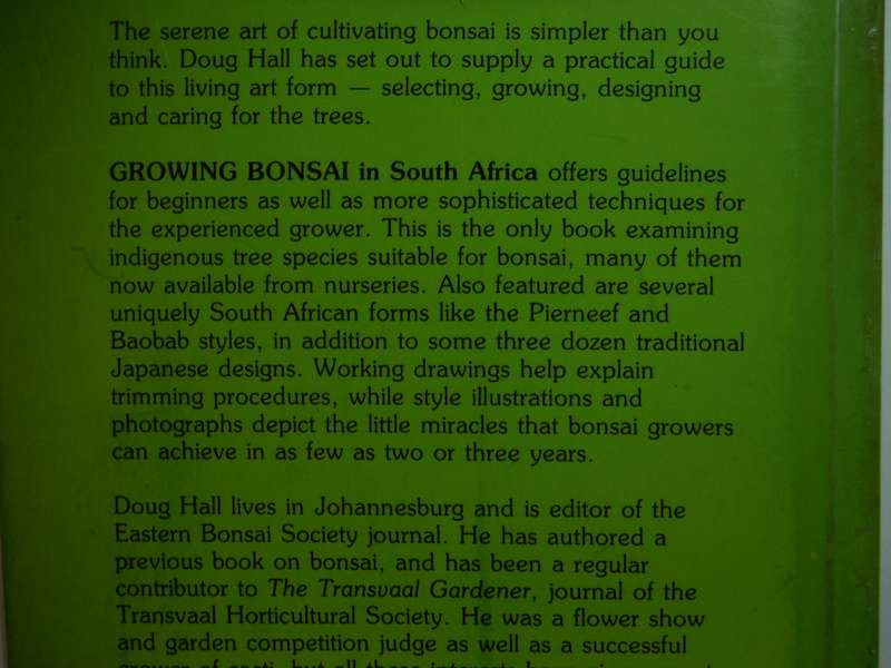 Growing Bonsai in South Africa - Paperback - Doug Hall