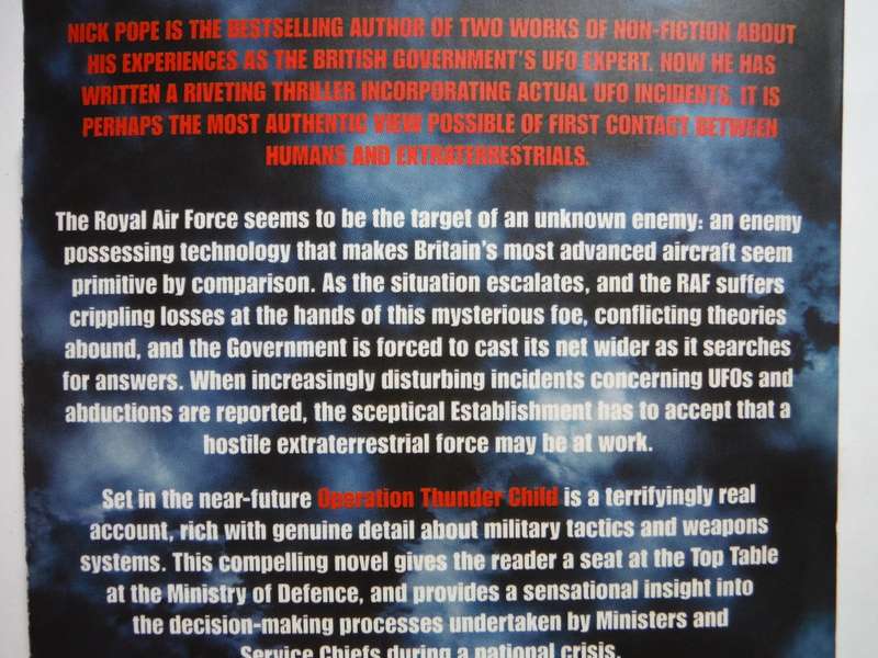 Operation Thunder Child - Paperback - Nick Pope