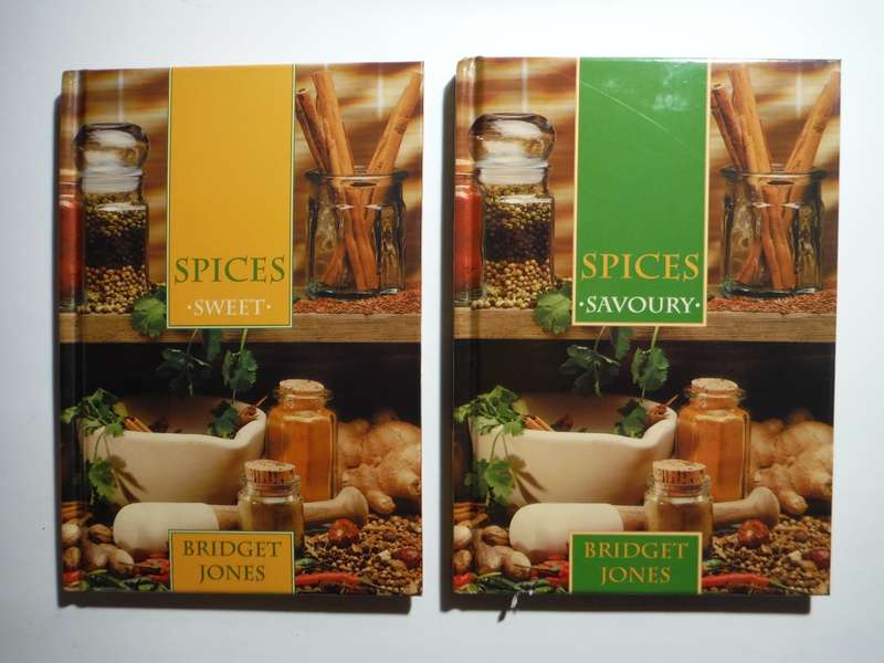 Spices Sweet and Savoury - A Pair of Hardcover Books in a Cardboard Slipcover - Bridget Jones