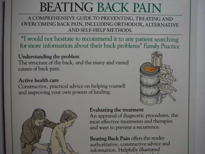 Beating Back Pain : A Practical Guide to Prevention and Treatment - Paperback - Dr John Tanner