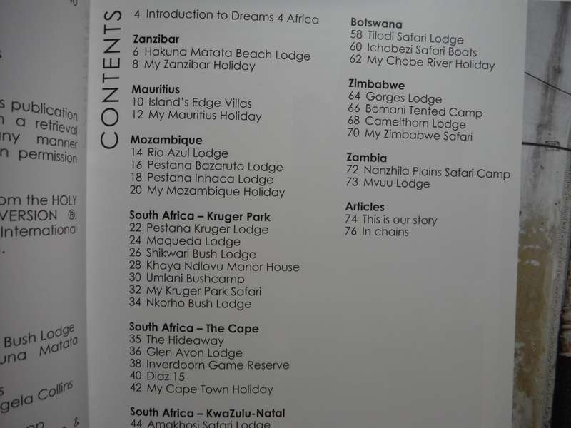 Dreams4Africa : Travel Destinations in Africa - Softcover