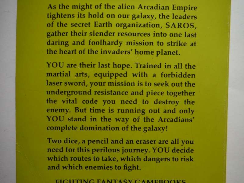 Fighting Fantasy #18 : Rebel Planet - Paperback - Steve Jackson and Ian Livingstone
