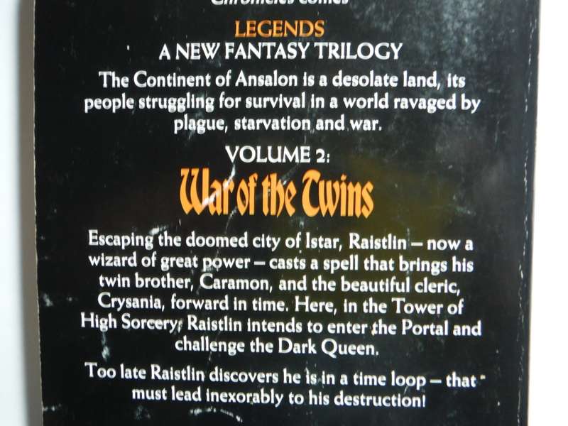 DragonLance Legends : War of the Twins : Volume 2 - Paperback - Margaret Weis
