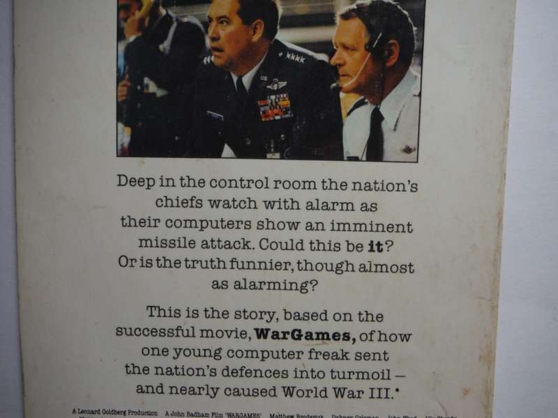 Wargames - Paperback - David Bischoff - 1983