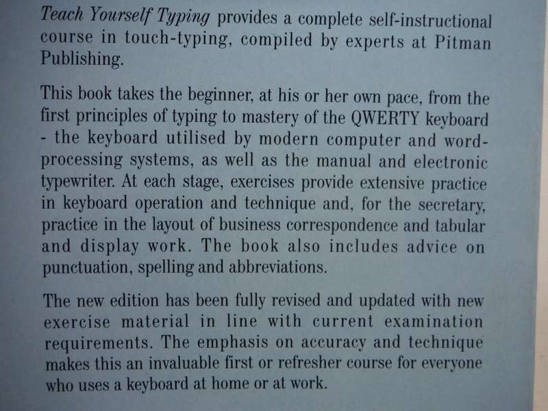 Teach Yourself Typing : A Step-by-Step Guide to Keyboard Mastery - Paperback