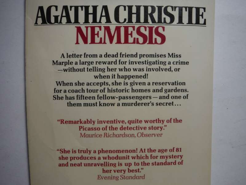 Nemesis - Paperback - Agatha Christie - 1974
