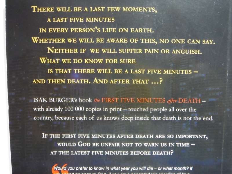 The Last 5 Minutes Before Death - Paperback - Isak Burger