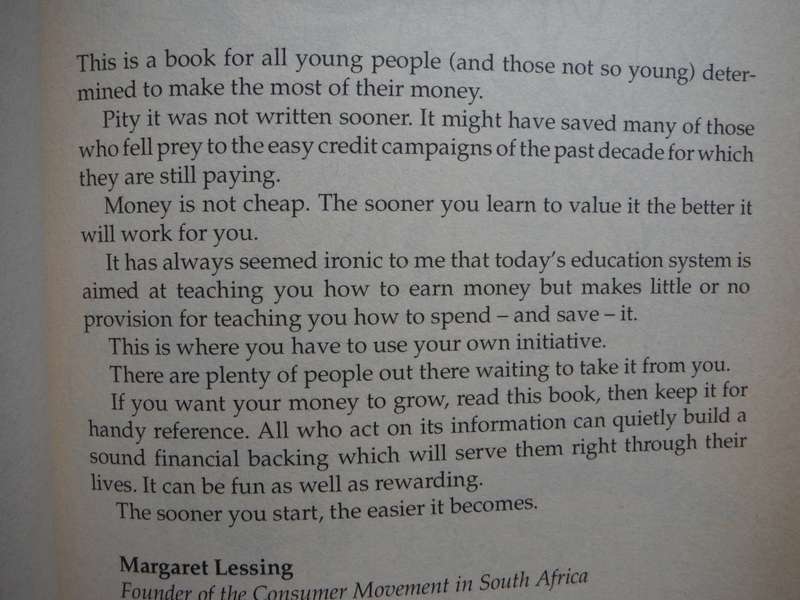 The Beginner`s Money Manual - Paperback - Tony van der Watt - 1991