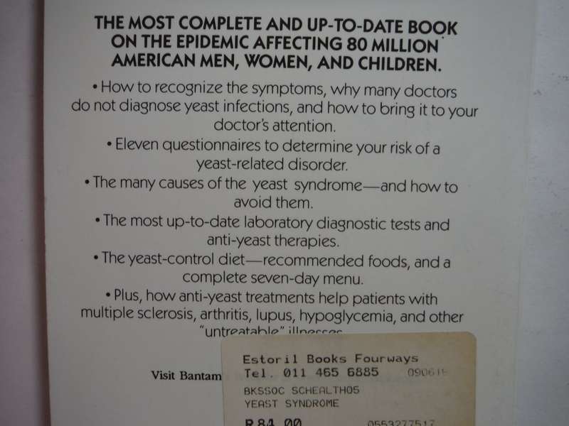 The Yeast Syndrome - Paperback - John Parks Trowbridge, M.D.