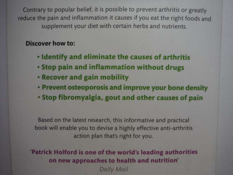 Say No to Arthritis - Paperback - Patrick Holford