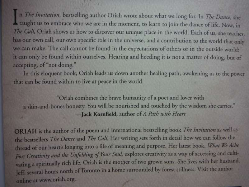 The Call : Discovering Why You are Here - Paperback - Oriah