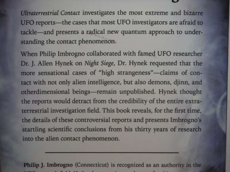 Ultraterrestrial Contact - Paperback - Philip J. Imbrogno