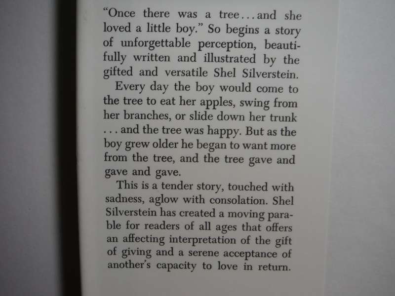 The Giving Tree - Hardcover - Shel Silverstein