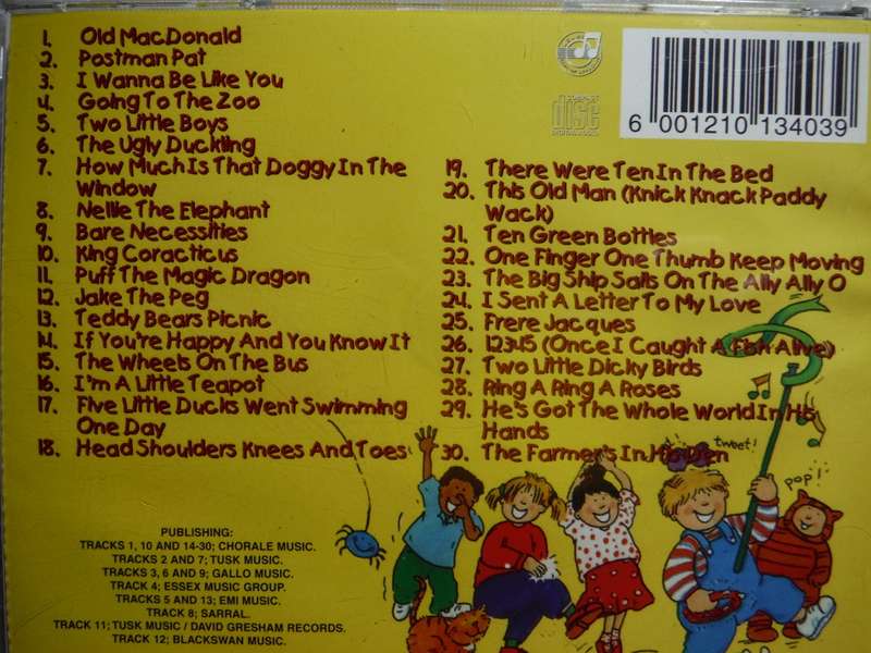 30 Children`s Playgroup Favourites - CD