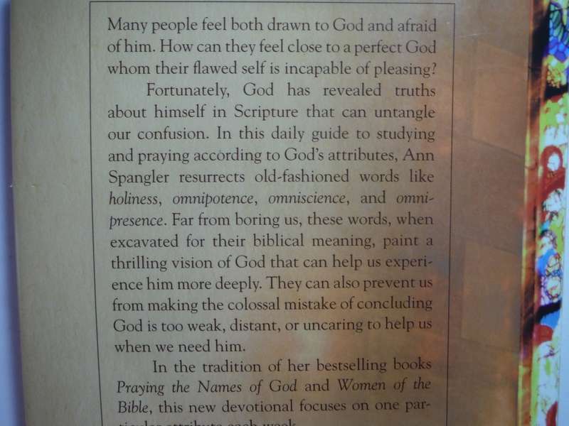 Praying the Attributes of God - Hardcover - Ann Spangler