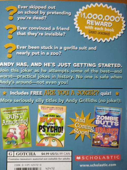 Just Joking by Andy Griffiths-(SOFTCOVER)