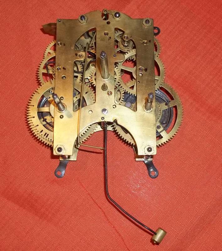 Antique American style clock movement