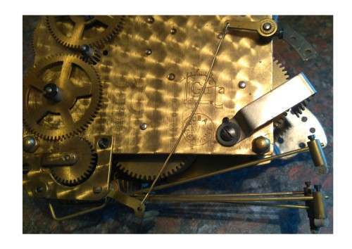 Gufa W1 Westminster chime clock movement for spares or repair