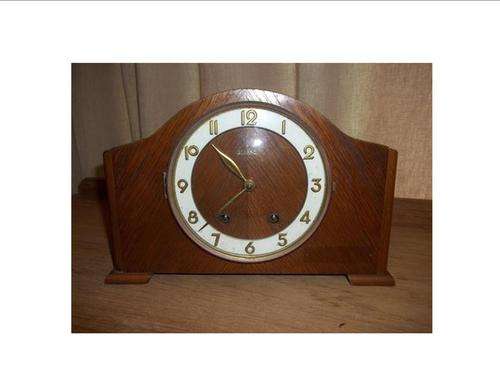 German made "Strand" mantel clock. Real little beaut. Very good working condition.
