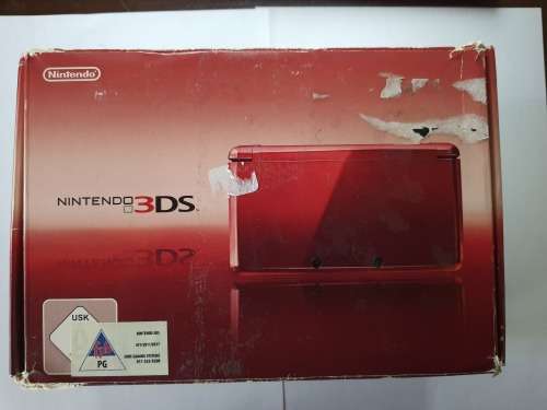 Metallic Red Nintendo 3DS + 5 Games