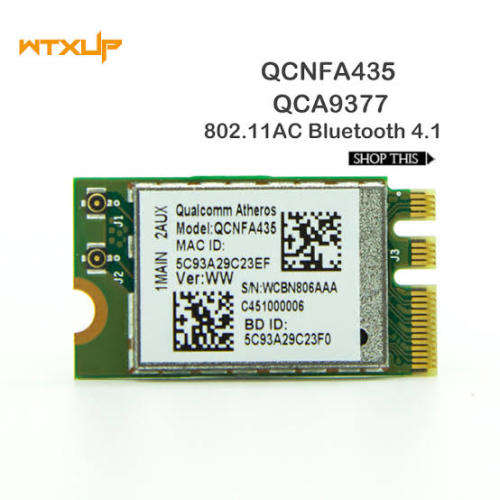 Qualcomm Atheros 2,4 - 5GHz Wireless Card