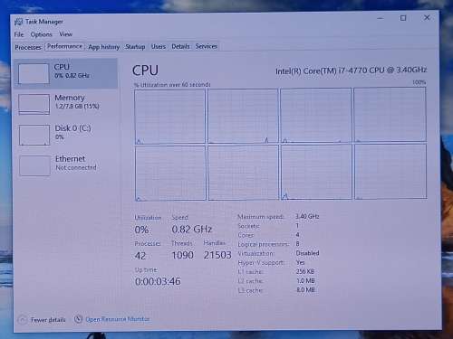 Refurbished Lenovo Thinkcentre **i7 4770, 8gb ram, 1Tb hdd, etc**