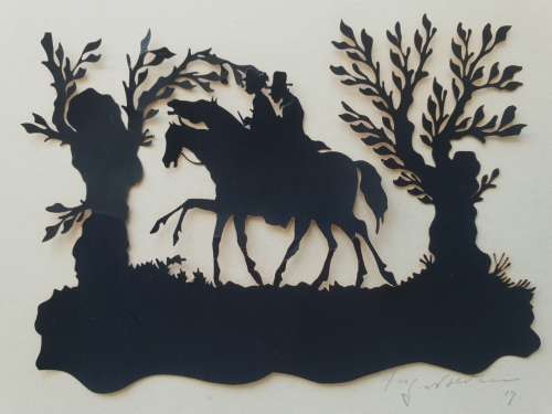 Antique 101 year old Harry And Angela Nolden Handmade Cutouts!!!!