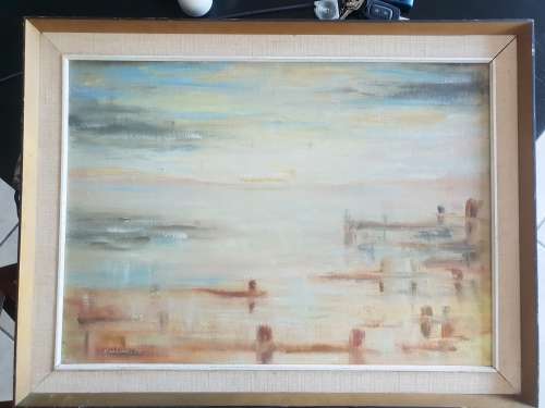 M vd Linde Acrylic on board!!!