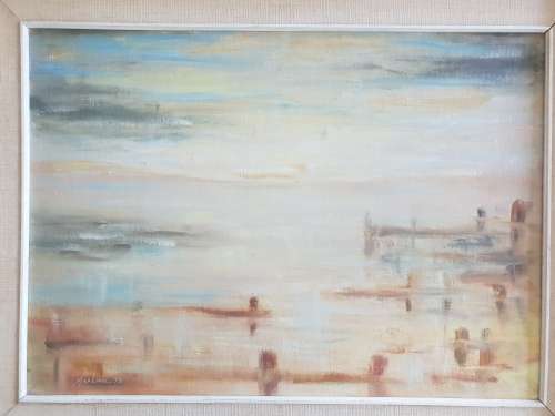 M vd Linde Acrylic on board!!!
