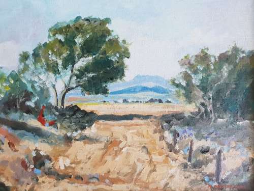 H van der Walt Oil Painting