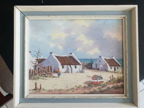 Brian Blakemore Oil on Board!!! Crazy R1!!!
